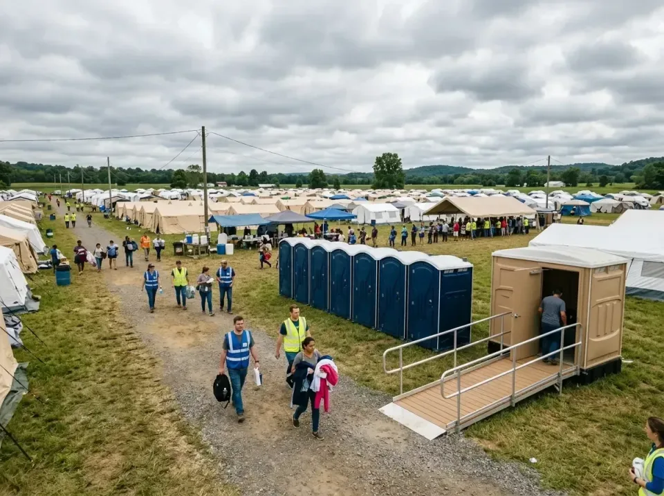 disaster-relief-camp-restrooms-010 — frequently asked questions, Dumpster & Portable Bathrooms Rental in Waverly, OH
